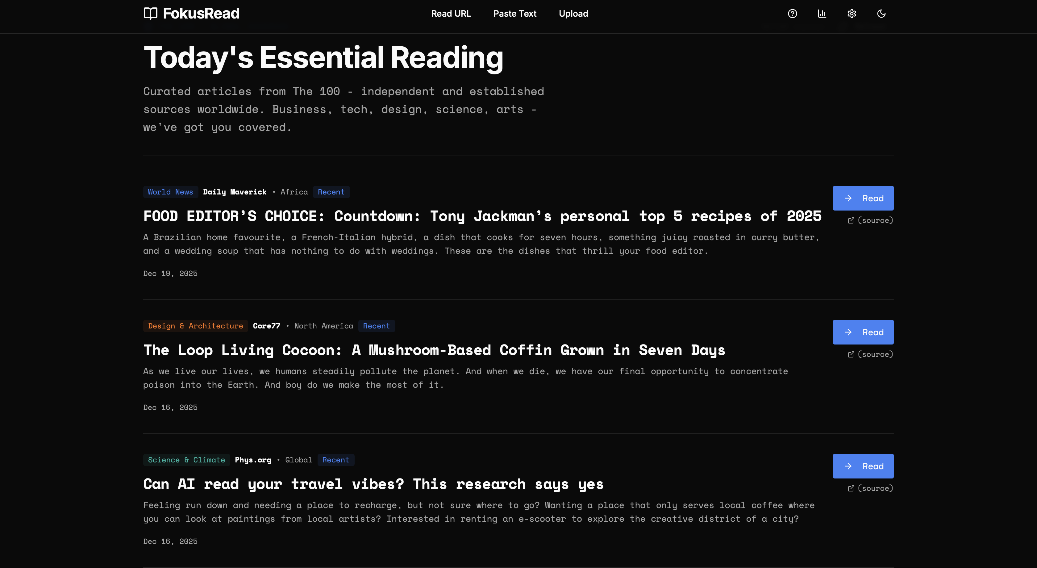 FokusRead - Screenshot 2 showing product features and functionality