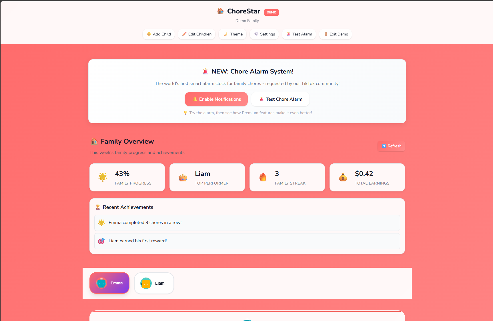 Média Chorester - Tableau de corvée familiale et tracker de récompense |Rendre les tâches amusantes 3