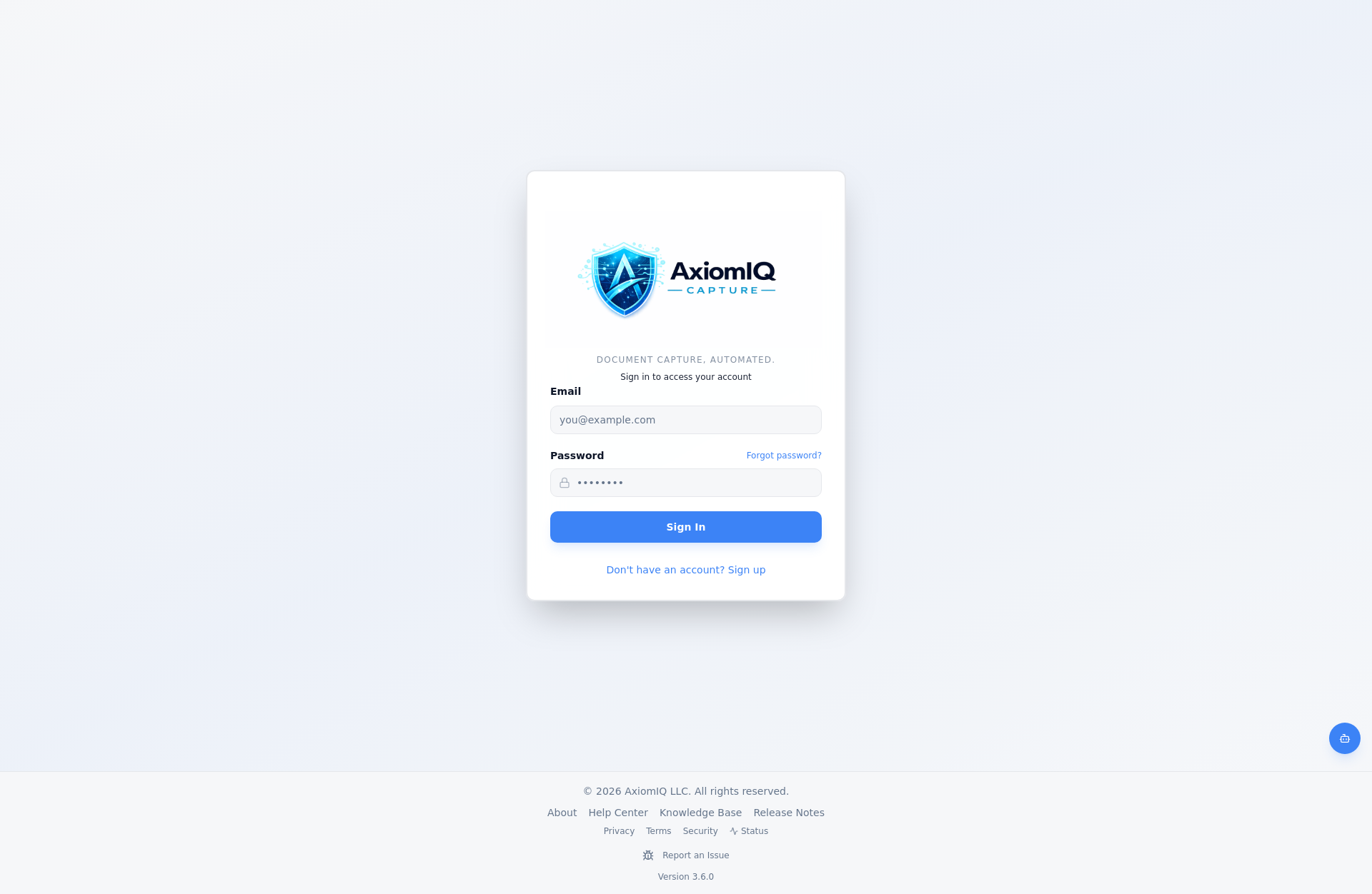 AxiomIQ Capture Pro - Main product screenshot demonstrating key features and user interface