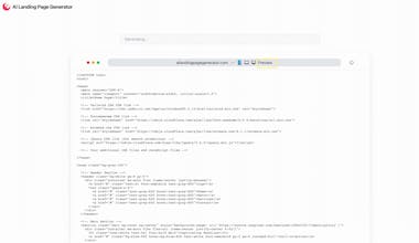 AI Landing Page Generator gallery image