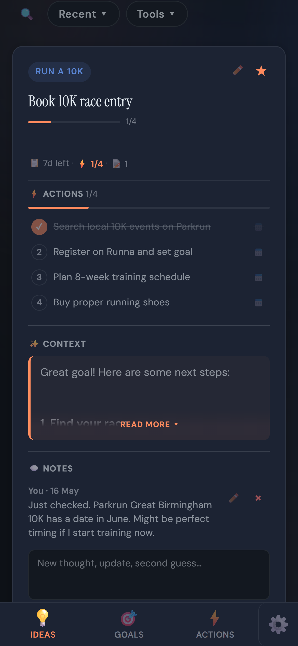 Spark! A todo list that writes itself gallery image