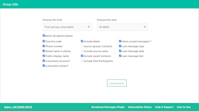 WA - Download Group Phone Numbers gallery image