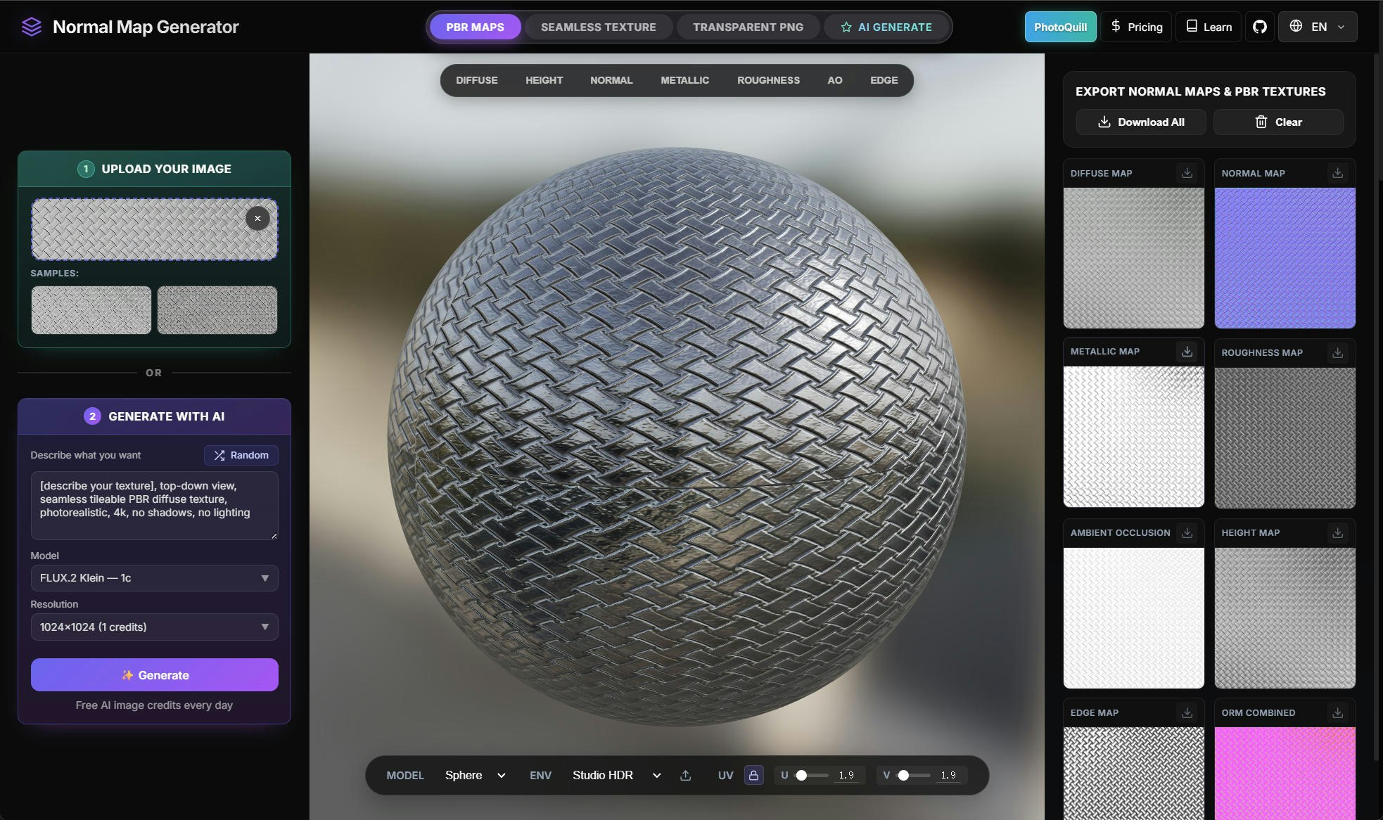 Normal Map Online AI gallery image