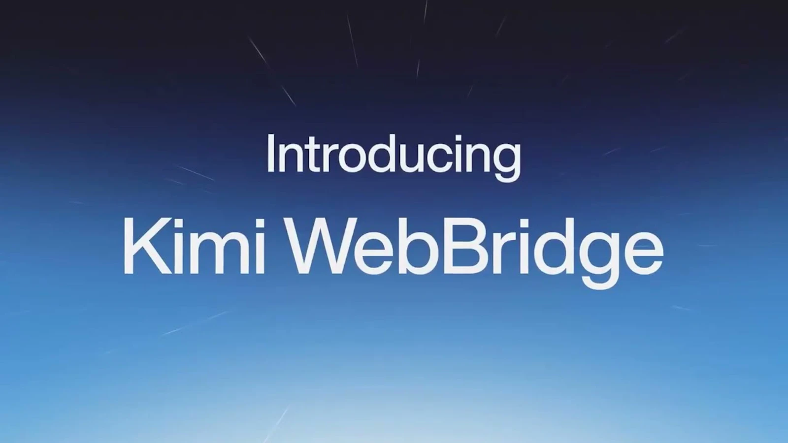Kimi WebBridge screenshot 1 (video preview)