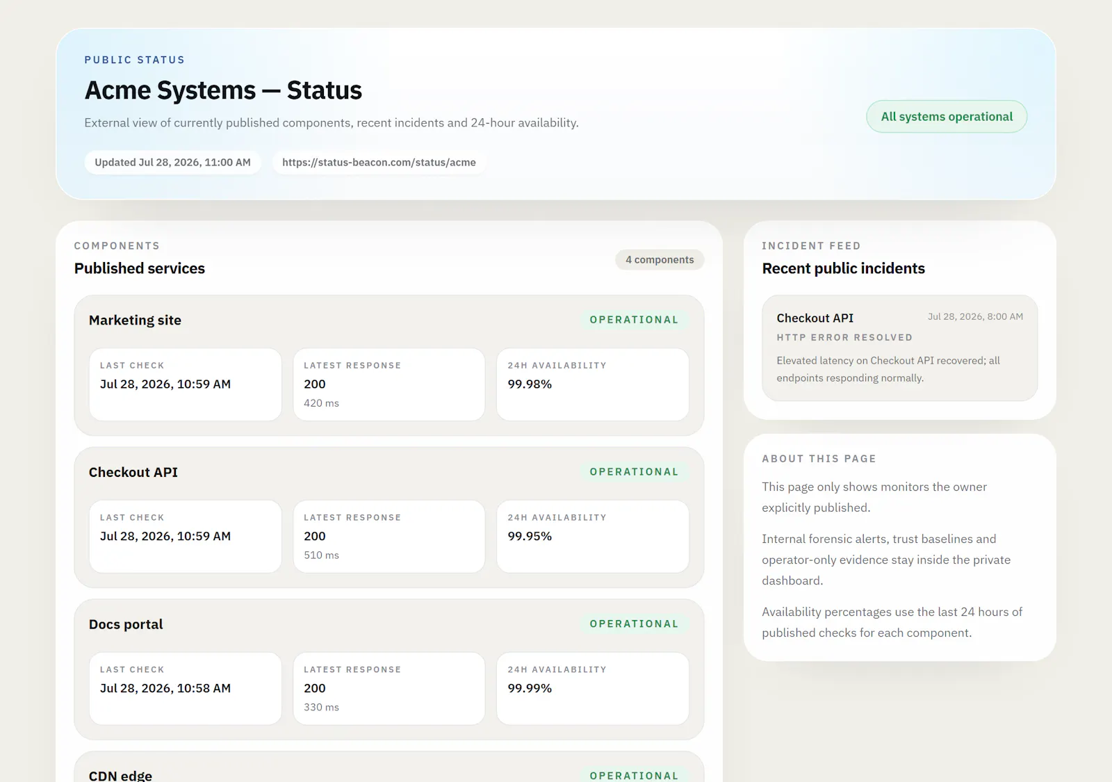 Status Beacon screenshot 7