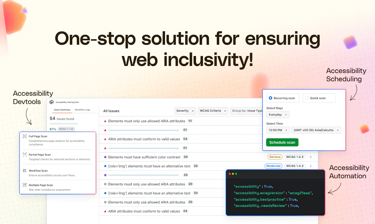 LambdaTest Accessibility Testing Suite