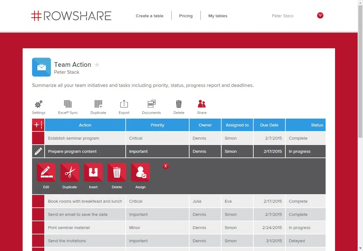 RowShare