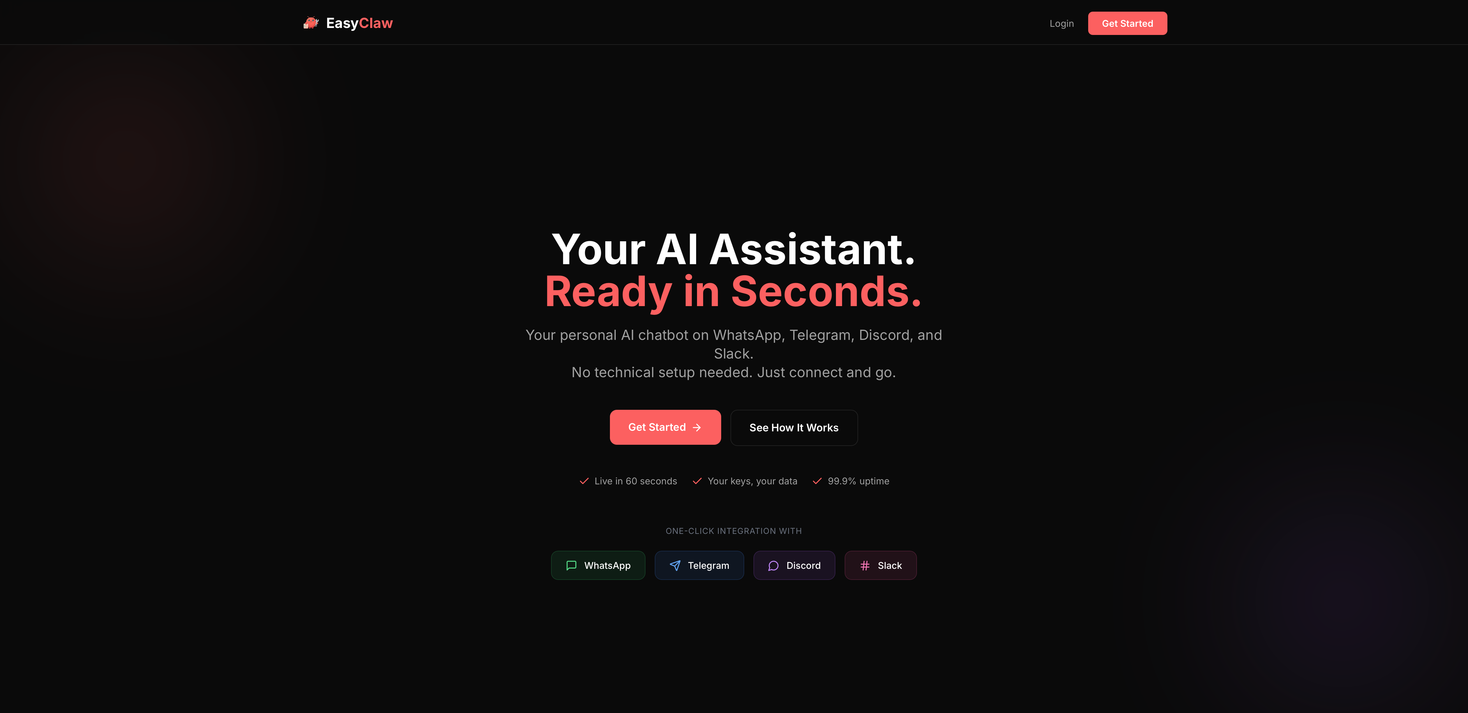 EasyClaw - Main product screenshot demonstrating key features and user interface