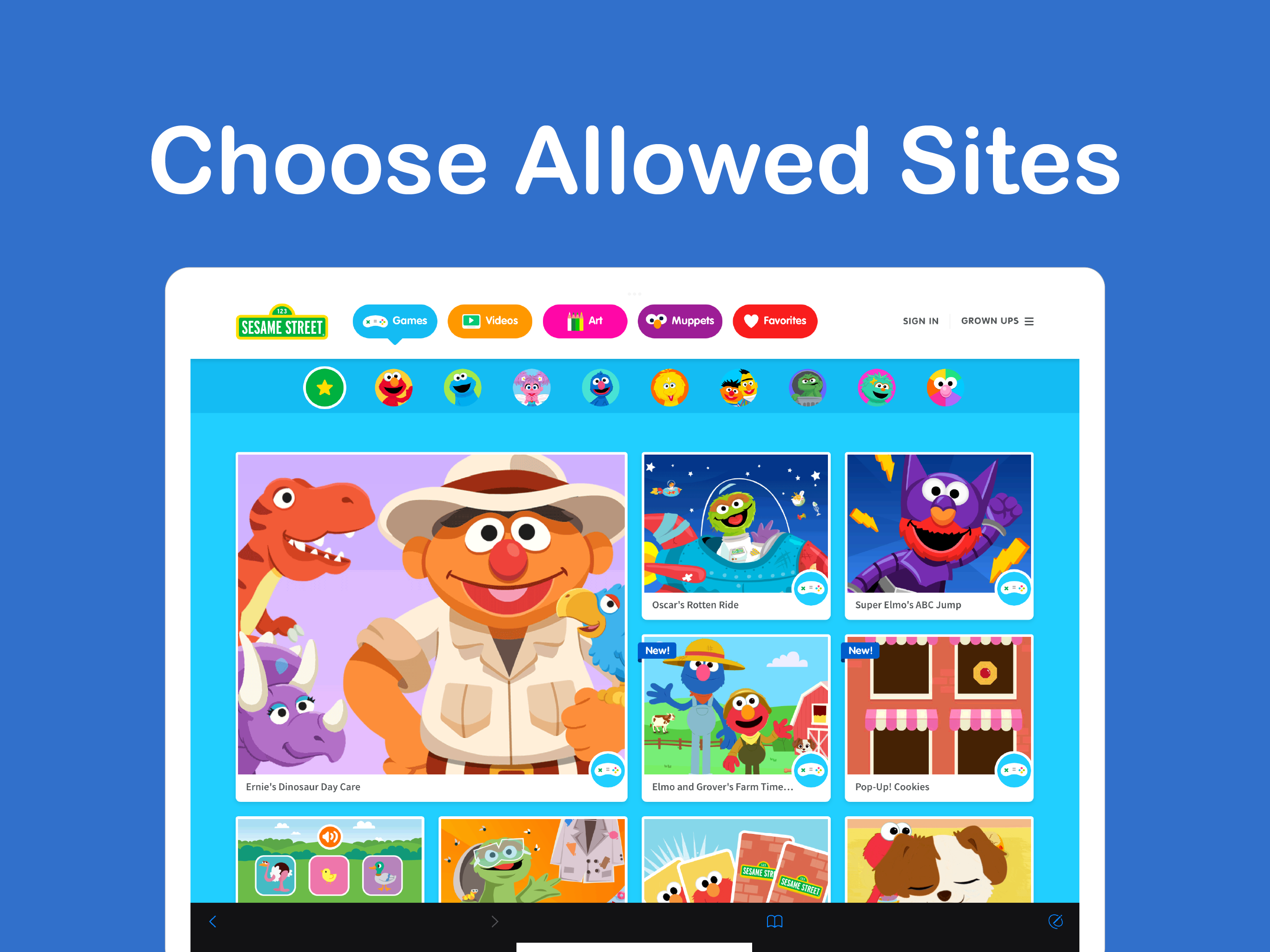 Media Pelayar Kinder (aplikasi iOS) - Pelayaran web yang selamat untuk kanak -kanak 2