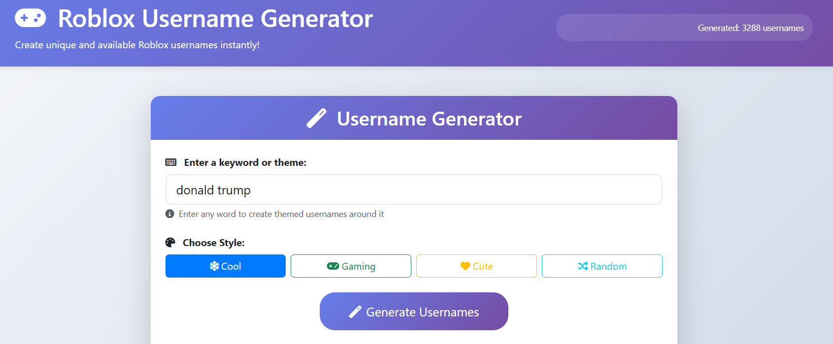 Create Unique Usernames gallery image