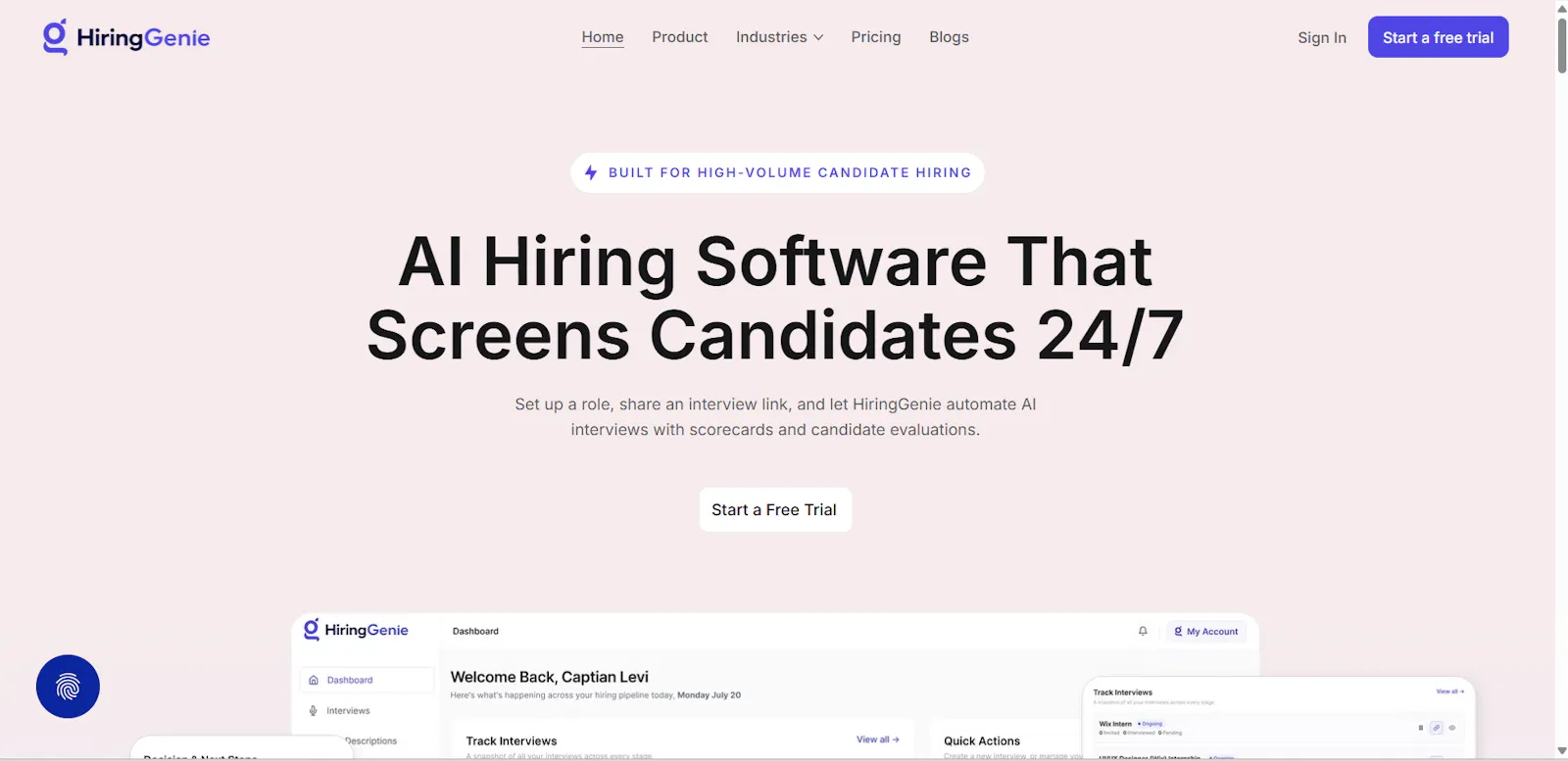 Hiring Genie screenshot 1