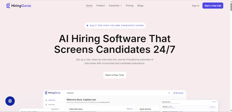 Hiring Genie screenshot 1