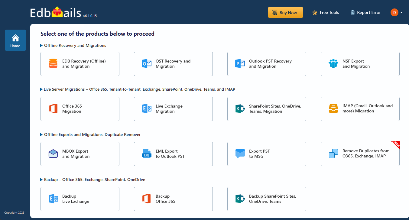EdbMails EDB to PST Converter  gallery image