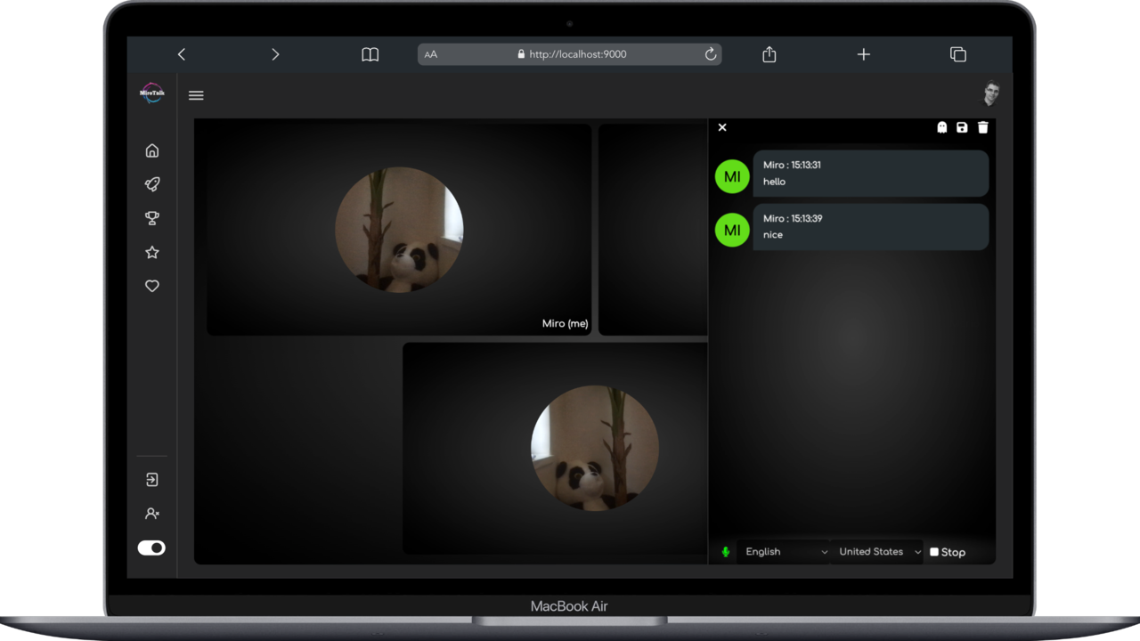 Mirotalk Webrtc media 5