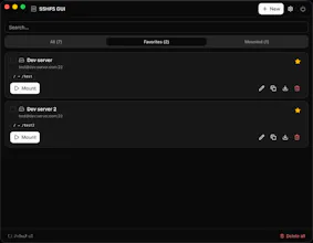 SSHFS GUI gallery image