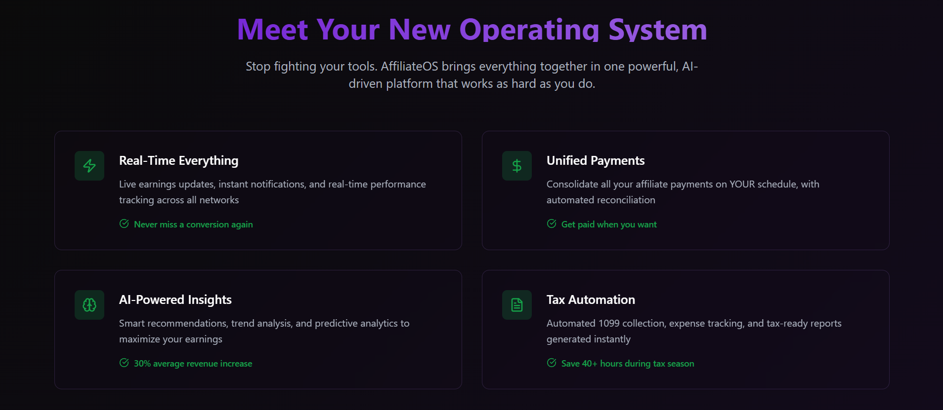 AffiliateOS gallery image