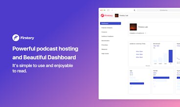 Firstory Podcast Dashboard gallery image