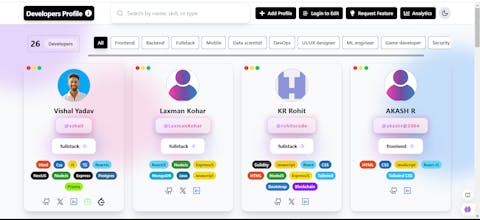 Developers Profile gallery image