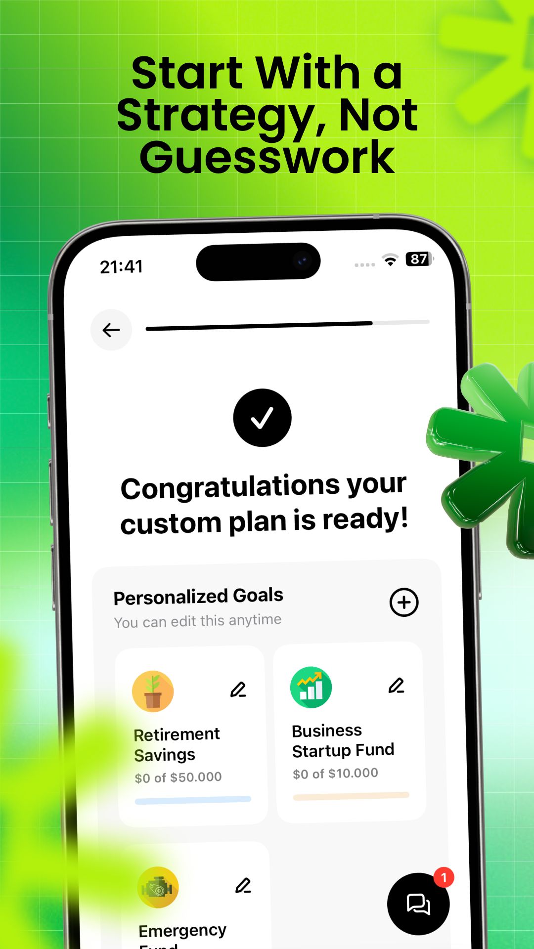 Optivault - AI Financial Advisor App - Screenshot 3 showing product features and functionality