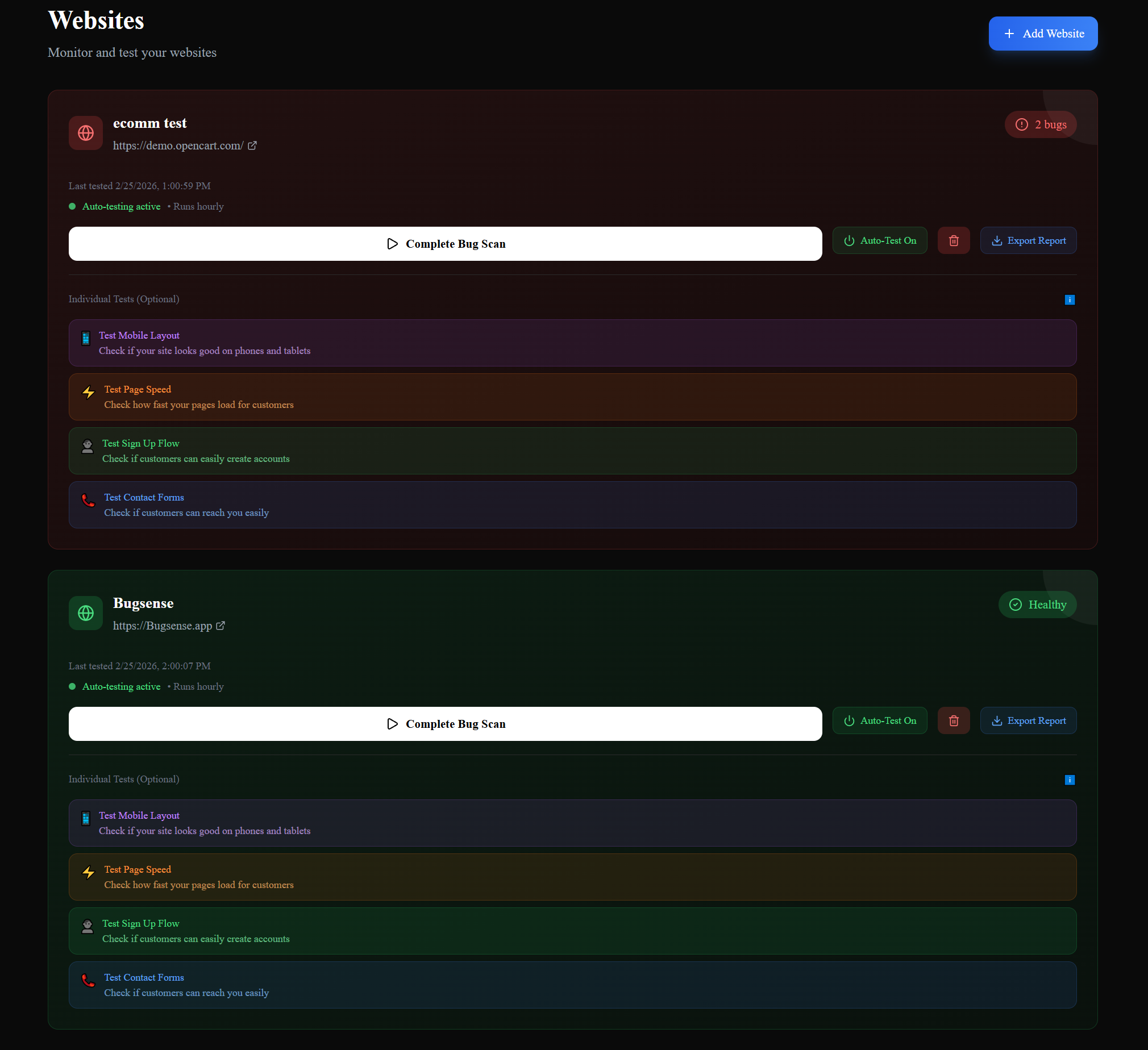 BugSense gallery image