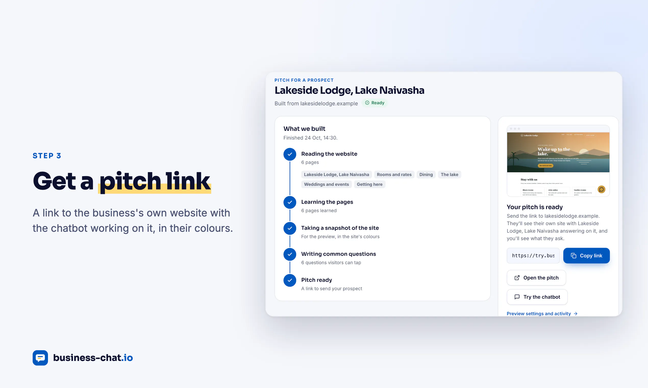 BusinessChat gallery image