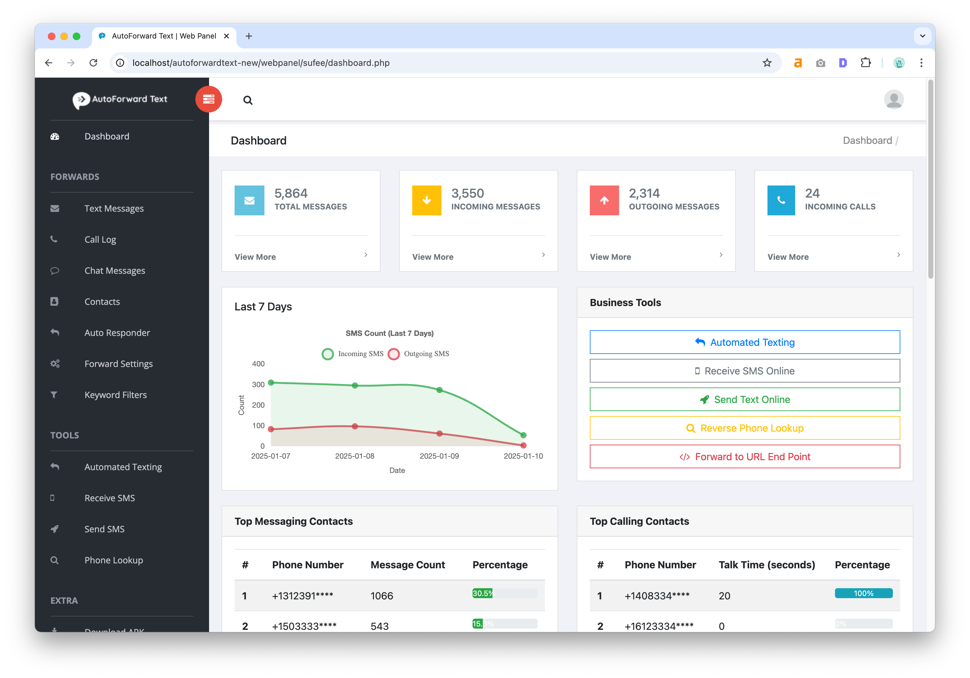 AutoForward Text gallery image