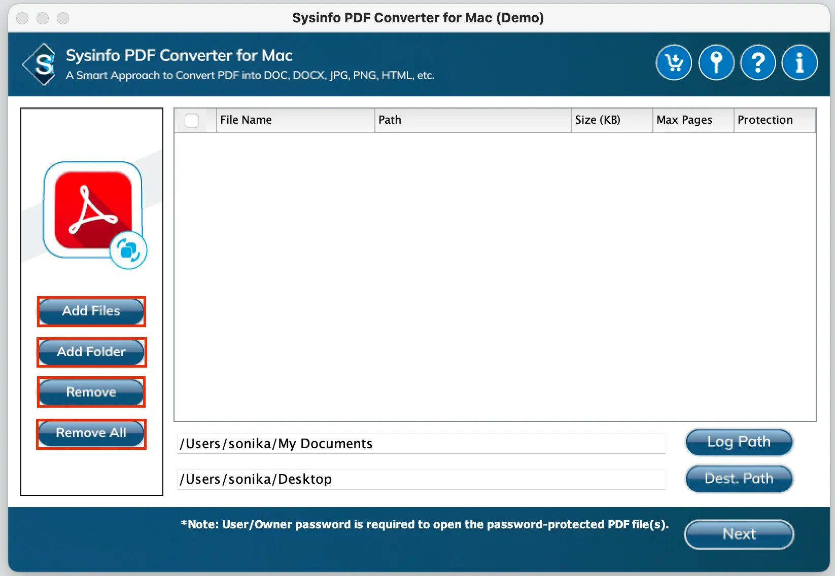 Media Bộ chuyển đổi Sysinfo PDF cho Mac 1