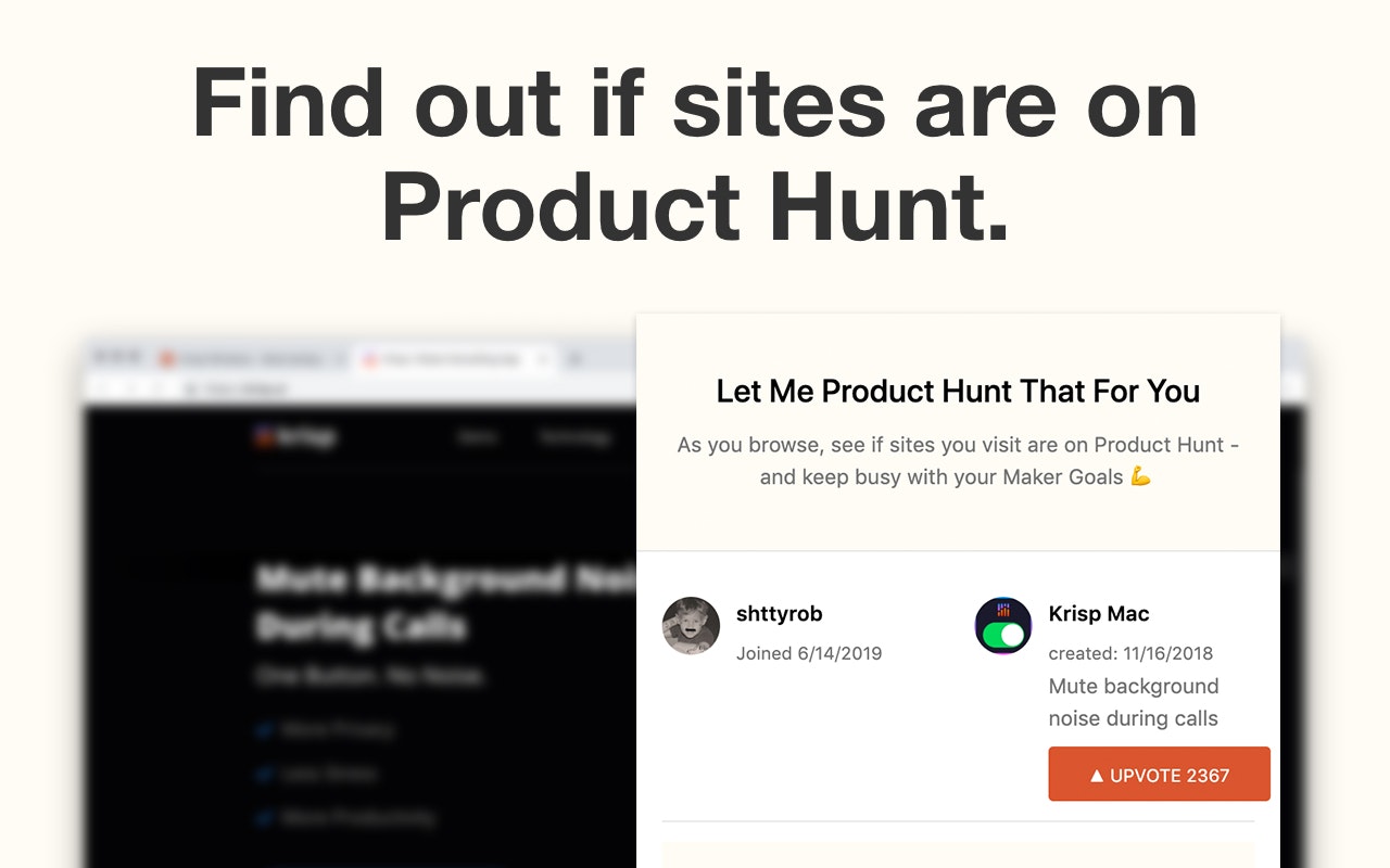 Let Me Product Hunt That For You gallery image