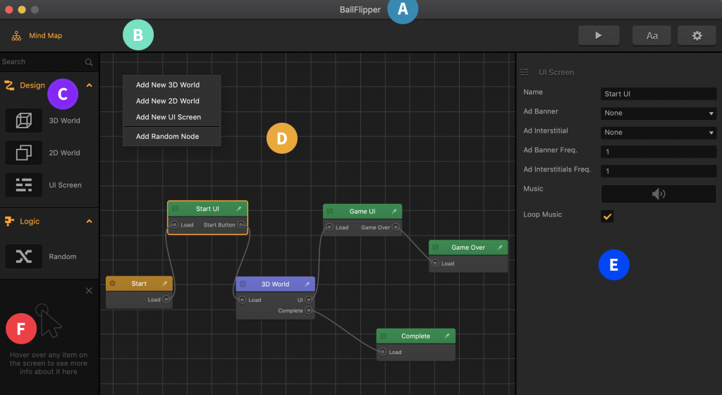 No-code startups detailed map gallery image