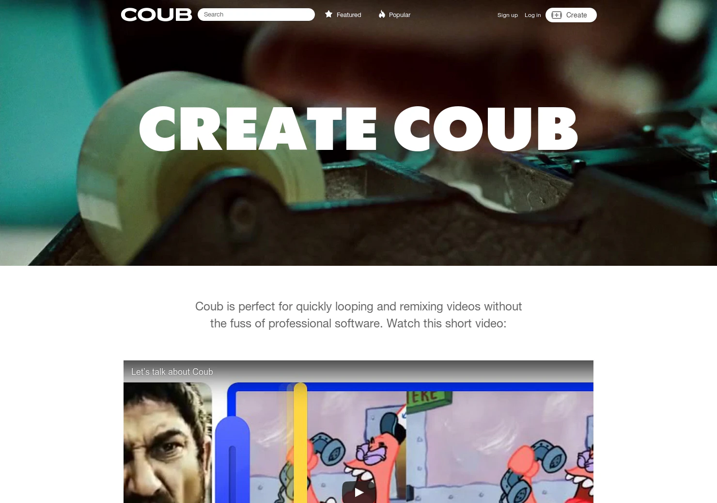 Coub Online Video Editor