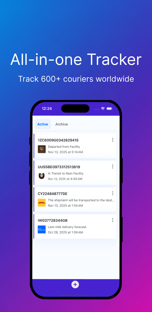 InstantParcels Package Tracker - Screenshot 4 showing product features and functionality
