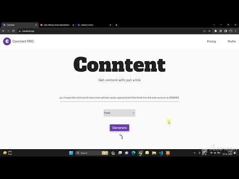 startuptile Conntent-Generate content from any online article using its link.