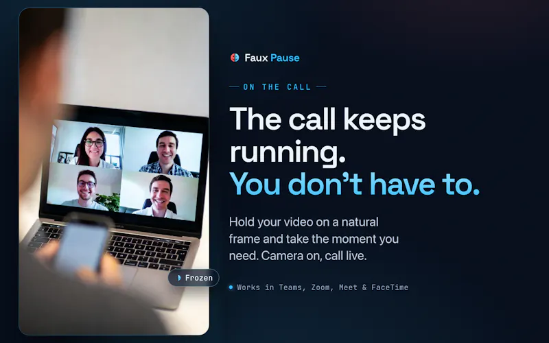 Faux Pause - Freeze your camera screenshot 2