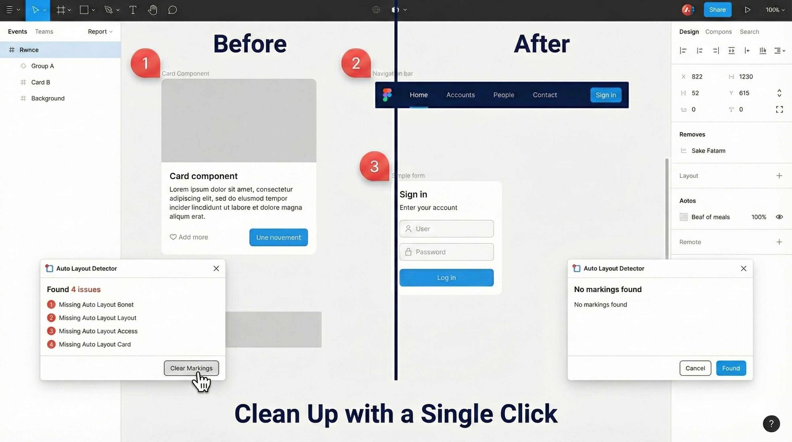 Auto Layout Detector - Screenshot 5 showing product features and functionality