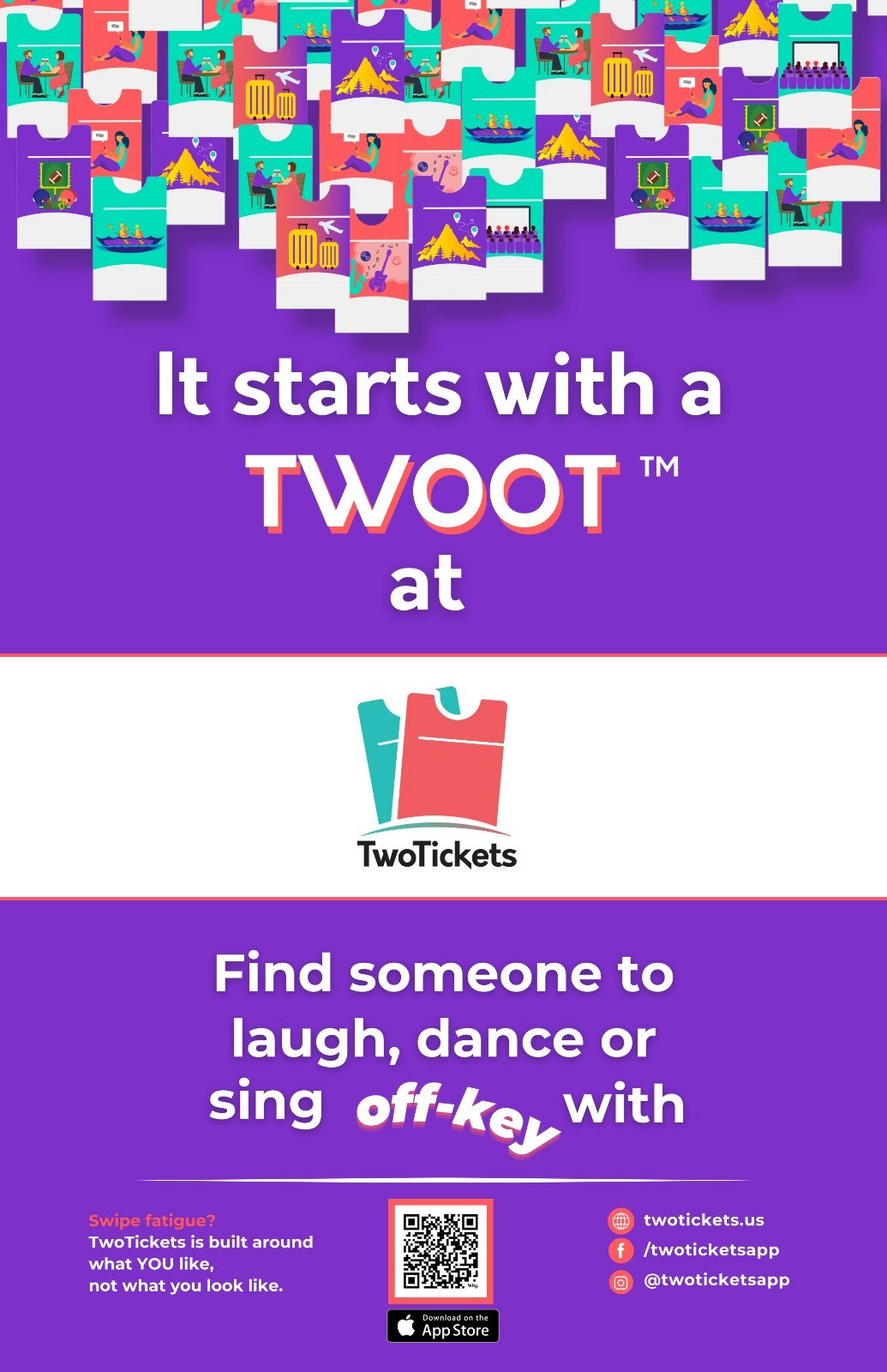 Twotickets - Konserler, filmler veya komedi geceleri, artı bir tane bul medya 3