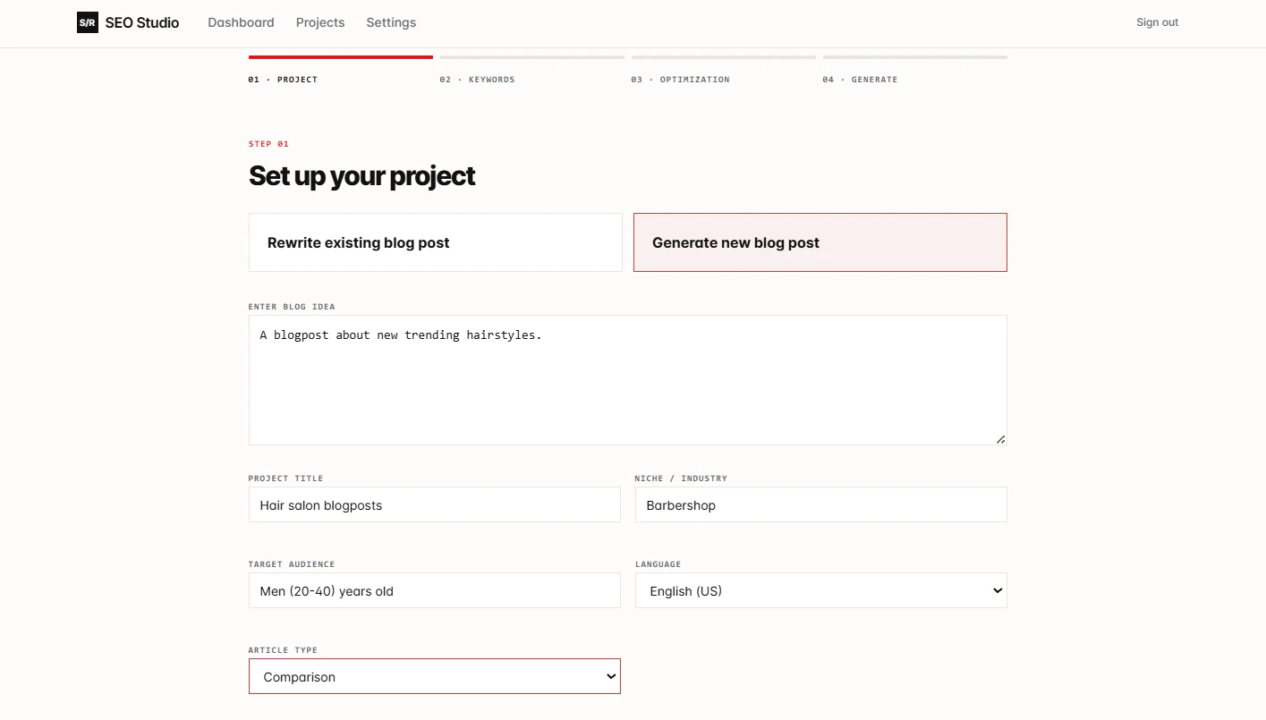 SEO STUDIO screenshot 2