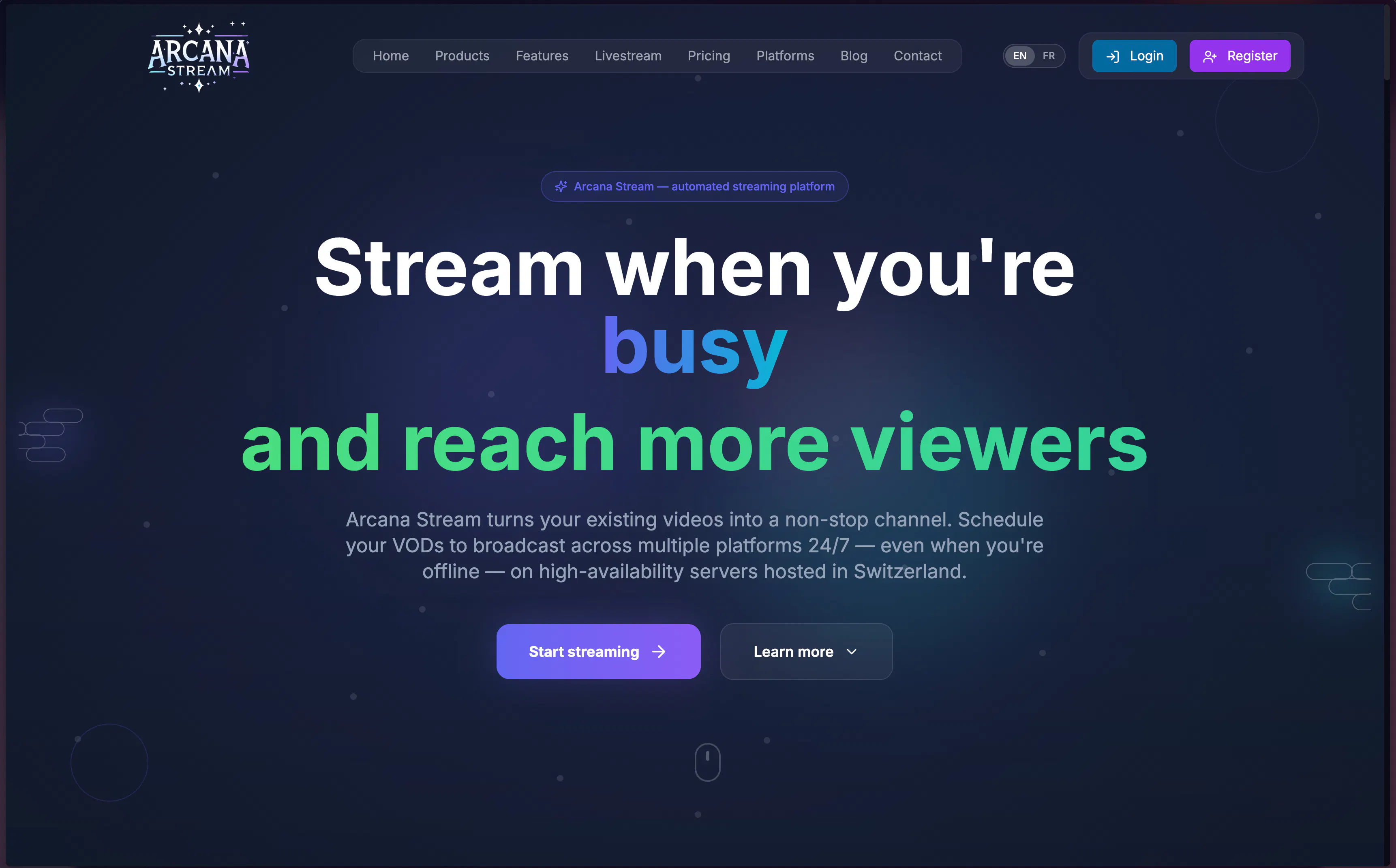 Arcana Stream gallery image