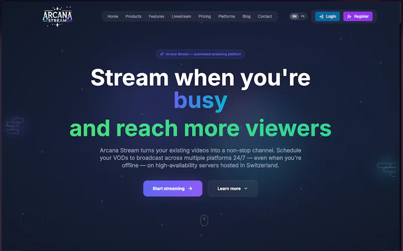 Arcana Stream screenshot 2