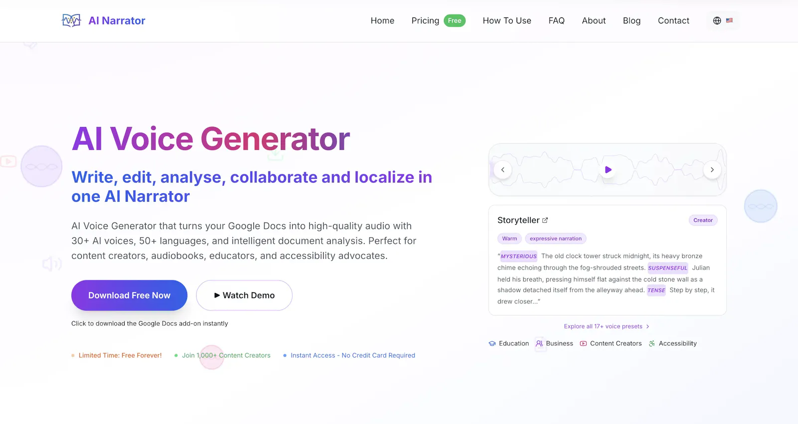 AI Narrator-AI voice generator screenshot 2