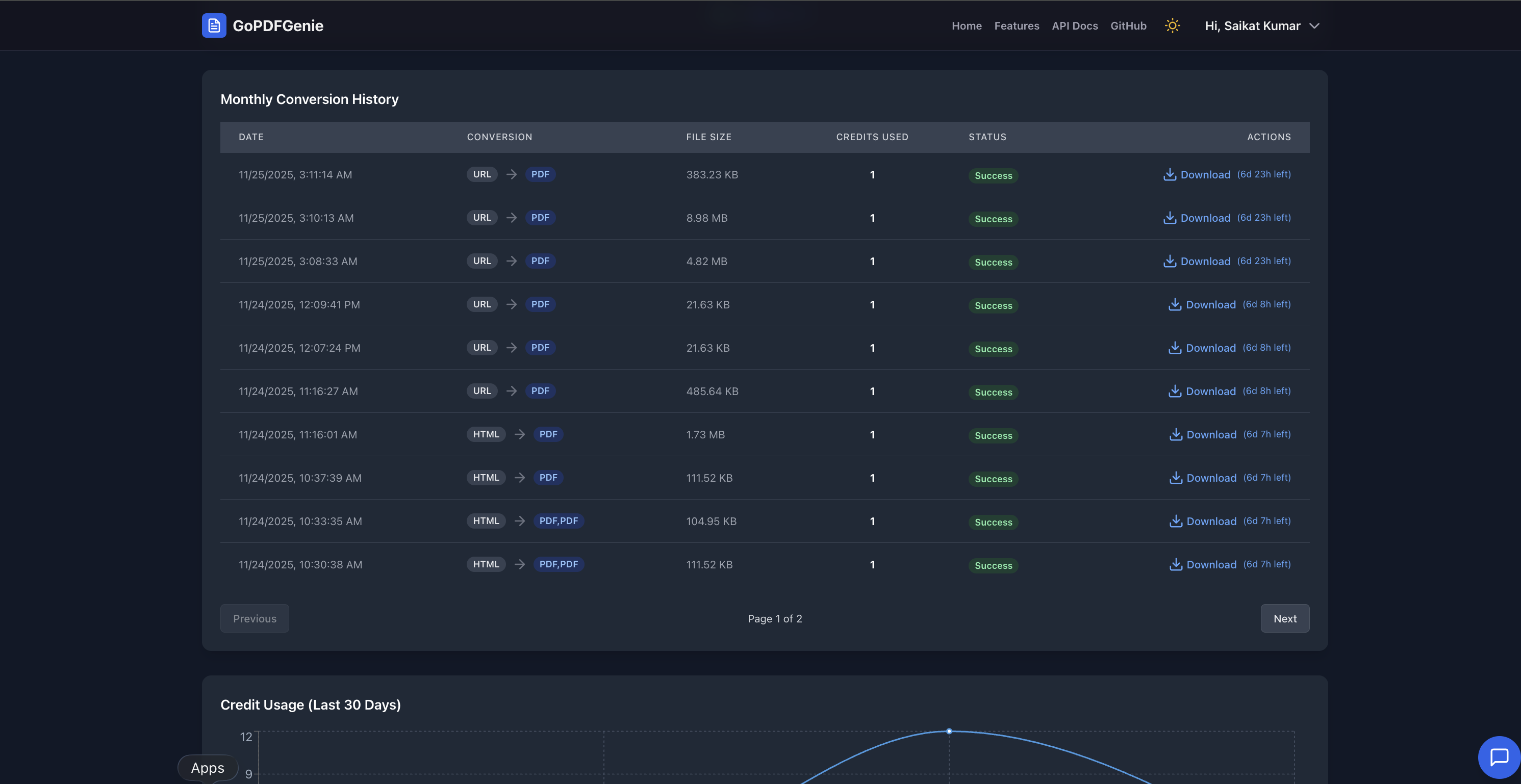 GoPDFGenie - Screenshot 3 showing product features and functionality