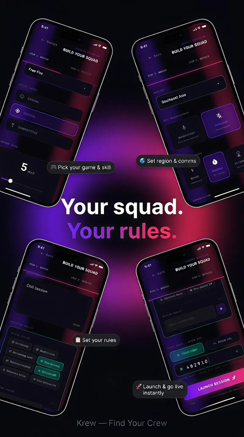 Krew - Find Gaming Squad  screenshot 5