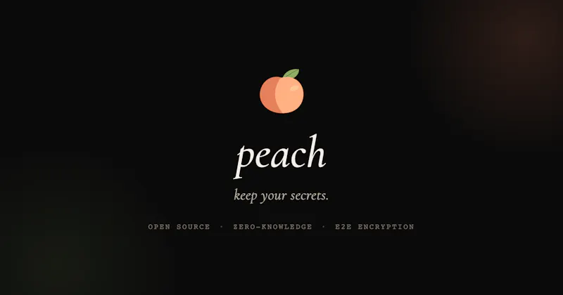 Peach Password Manager screenshot 1