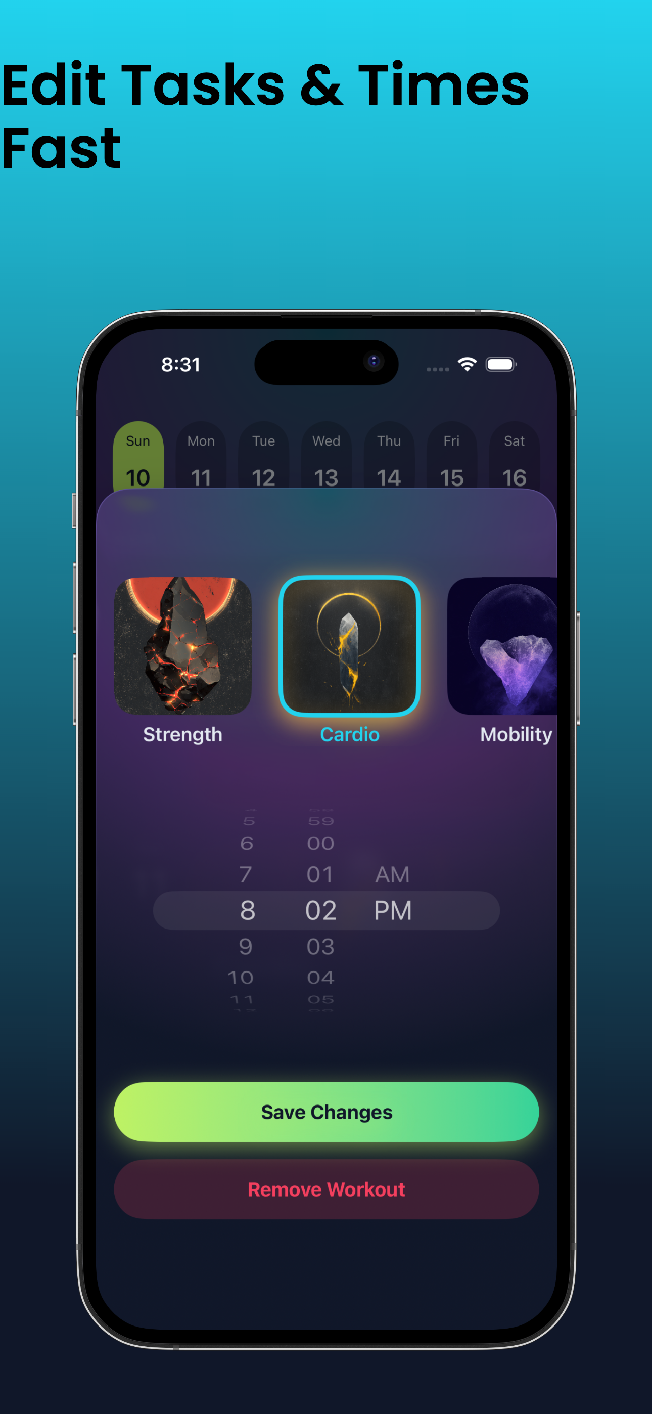 Card-Based Workouts - Velmor - A roguelike fitness app that adapts to you. media 5