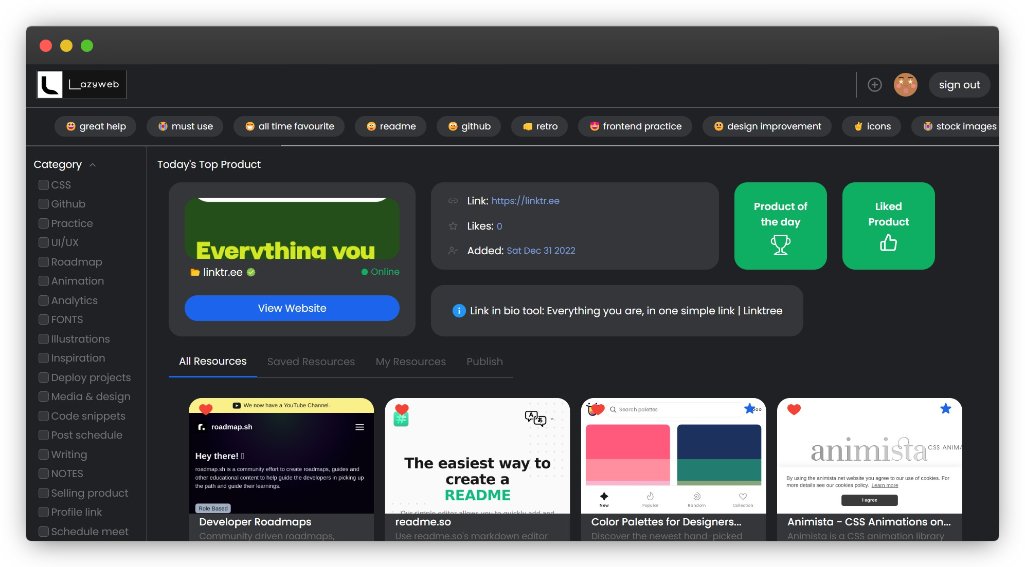 LazyWeb media 1