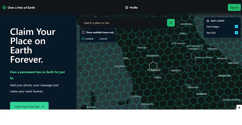 Own a Hex of Earth screenshot 3
