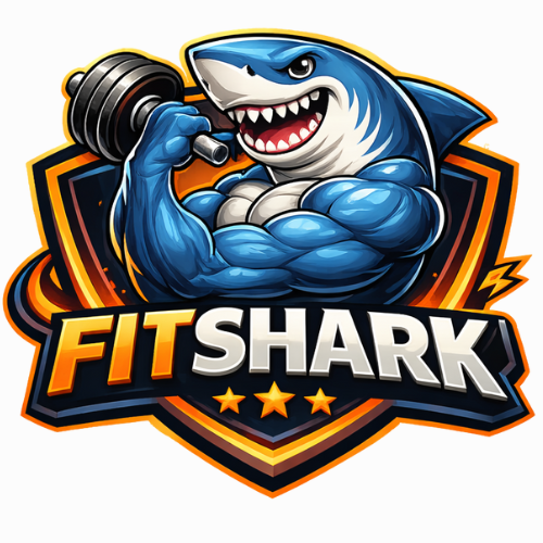 FitShark - Product Hunt launch logo and brand identity