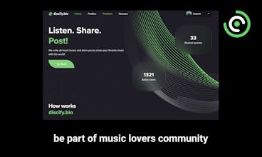 discify bio - extended spotify profiles gallery image