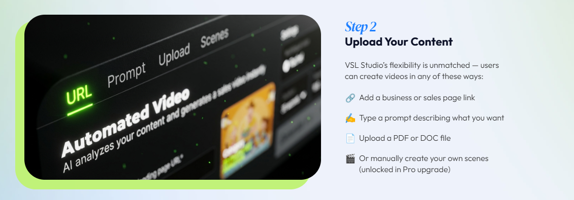 VSL Studio - Screenshot 2 showing product features and functionality
