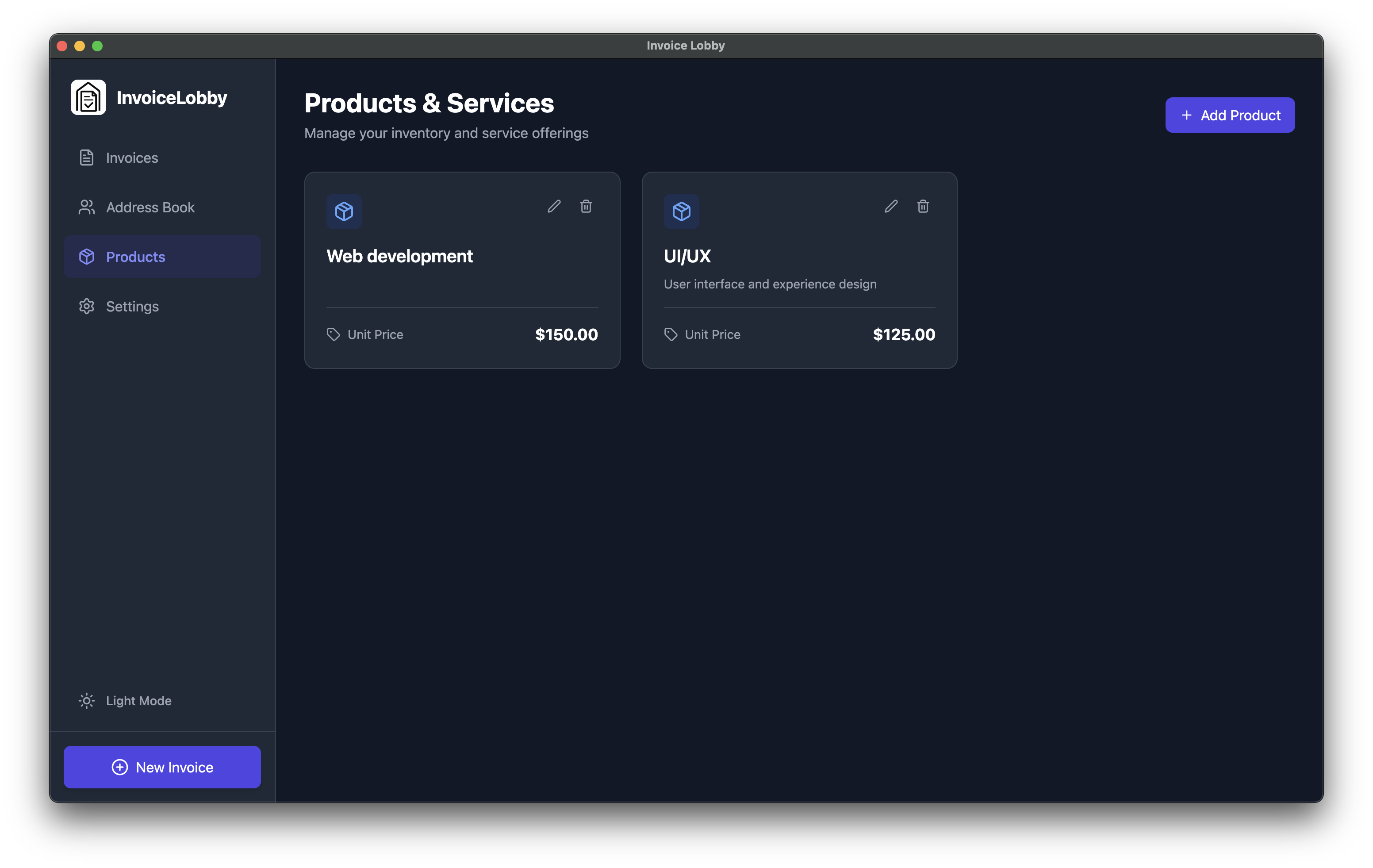 InvoiceLobby - Screenshot 3 showing product features and functionality