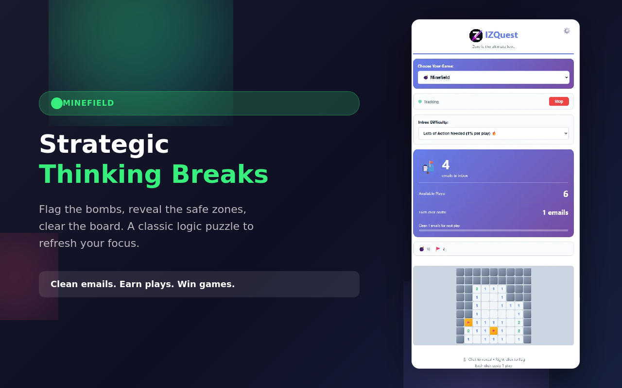 IZQuest - Screenshot 4 showing product features and functionality